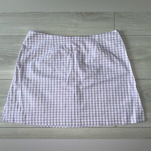 Le Chateau Lavender Checkered Skirt